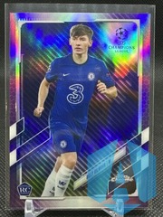 2020-21 Topps Chrome UEFA Purple Carbon Fiber #66 Billy Gilmour Rookie RC